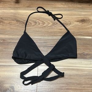 Hollister halter wrap bikini top